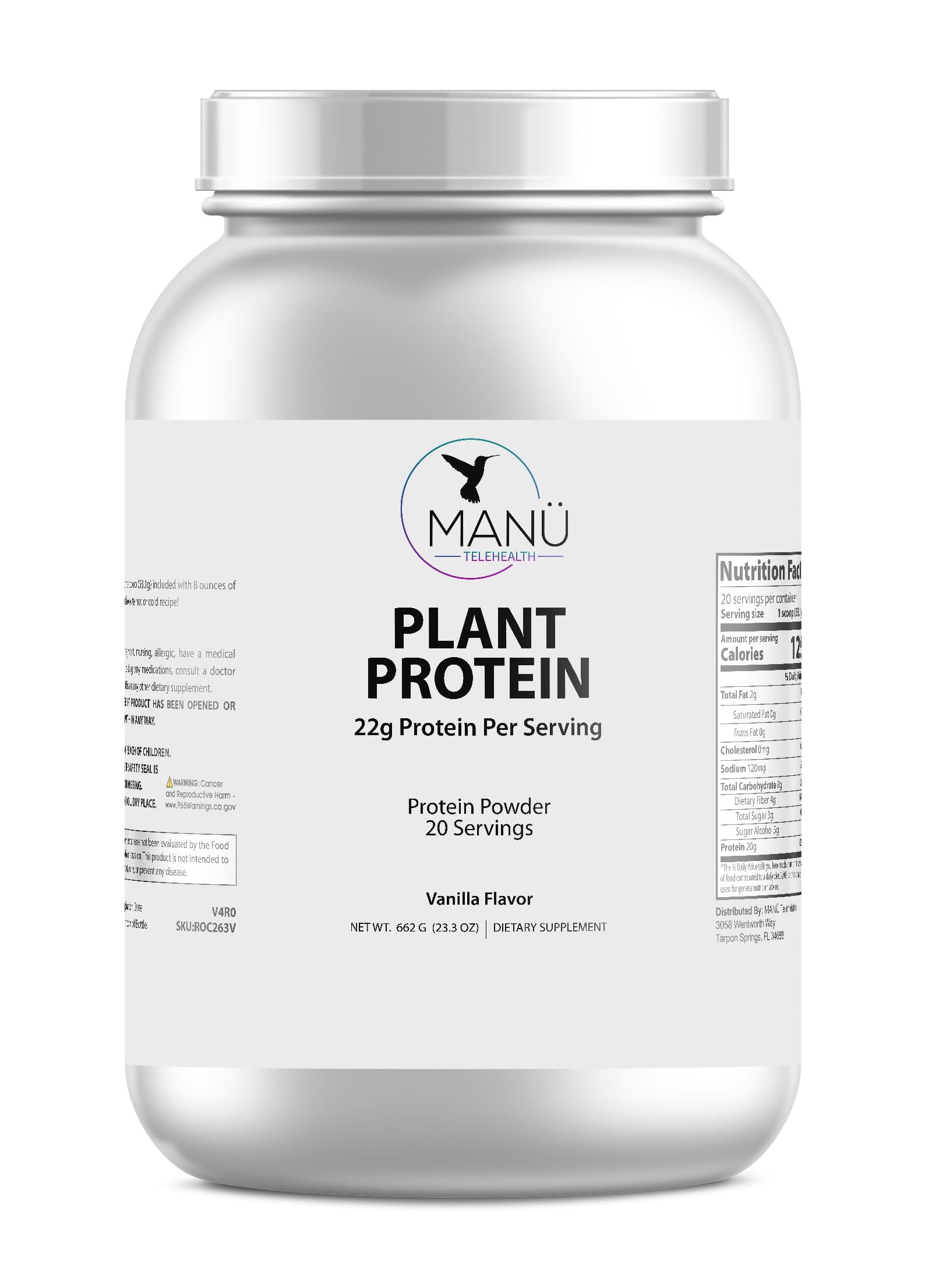 Pure Vegan Protein Vanilla 1.5lb